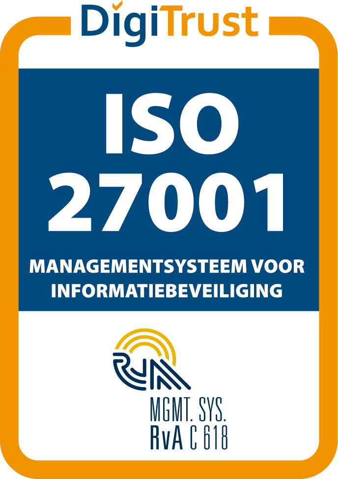 ISO 9001 en ISO 27001 gecertificeerd
